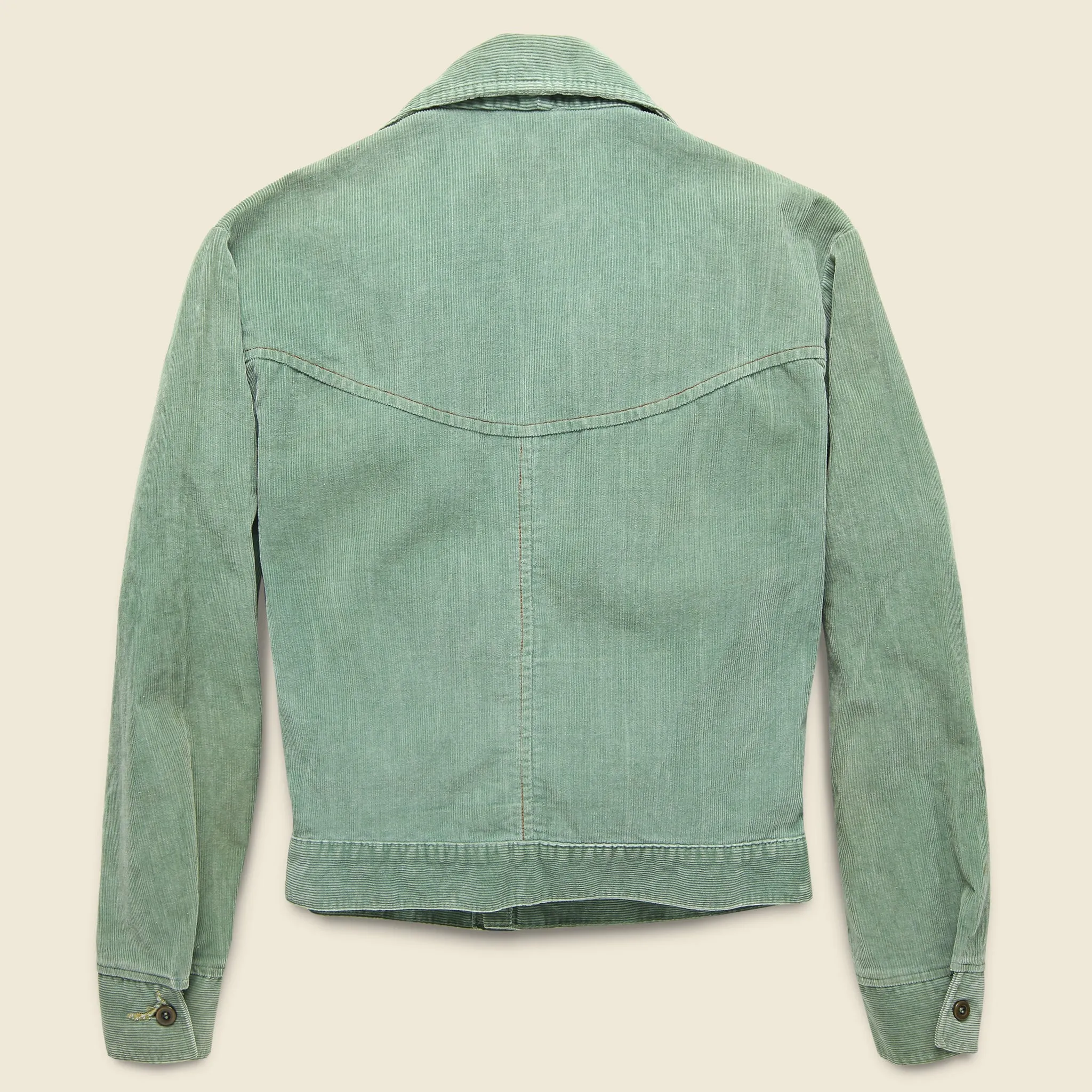 1970s Levis Micro Cord Jacket - Sage