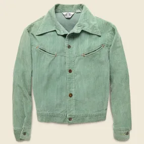 1970s Levis Micro Cord Jacket - Sage