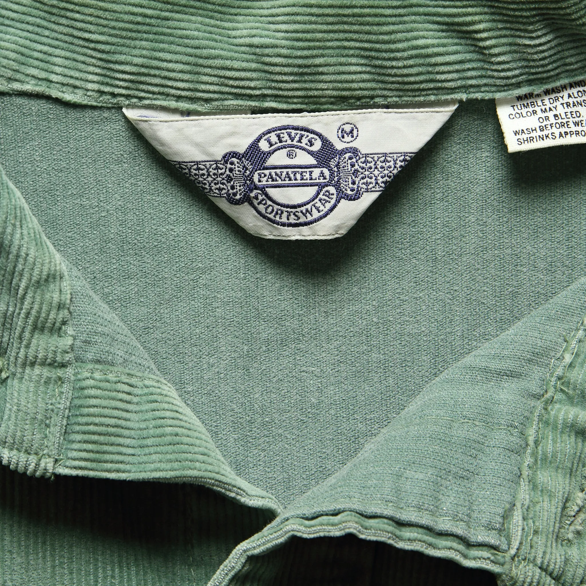 1970s Levis Micro Cord Jacket - Sage