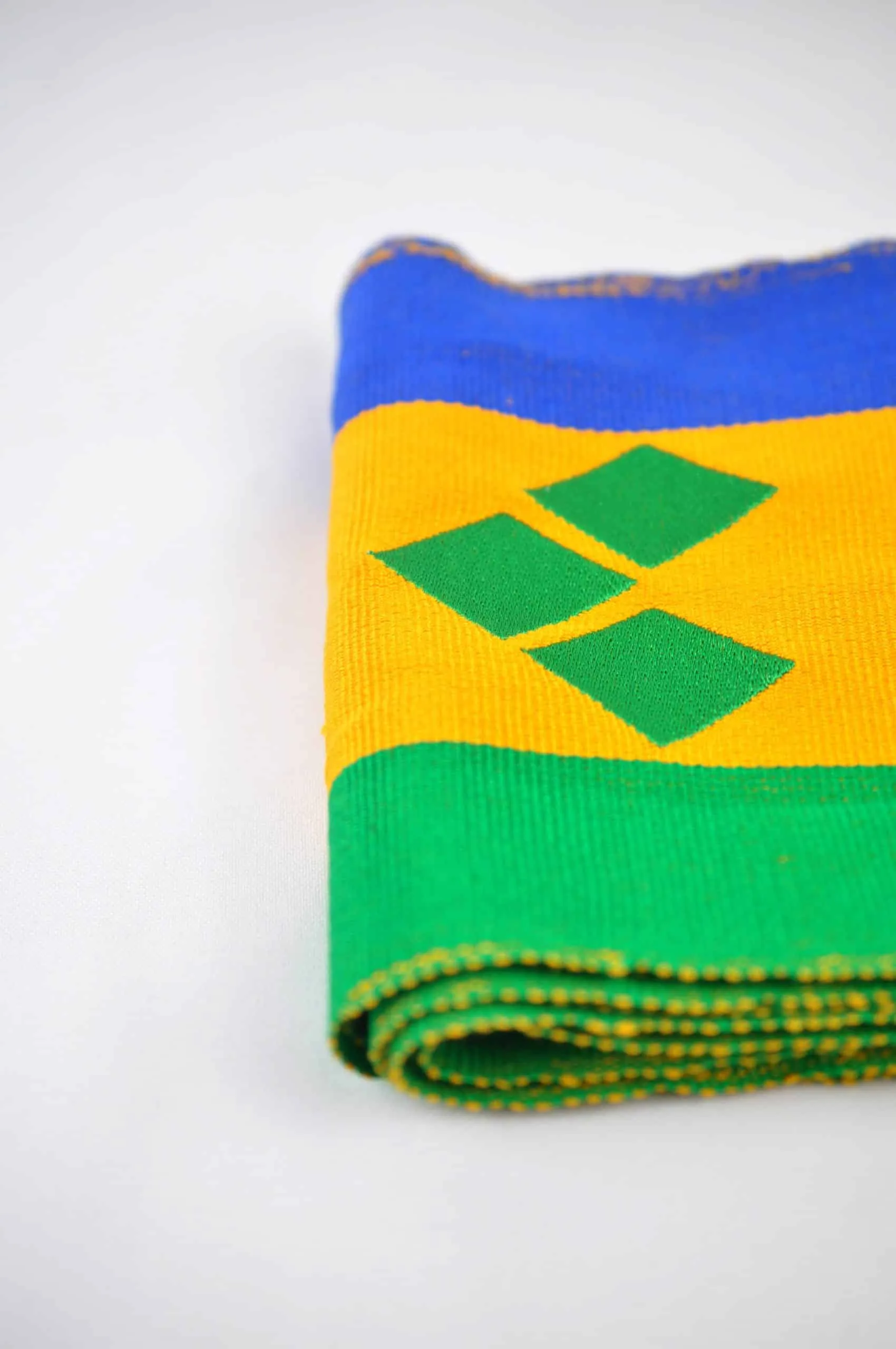 Alassane Handwoven Muffler – St Vincent Colours - African Clothing Store | JT Aphrique