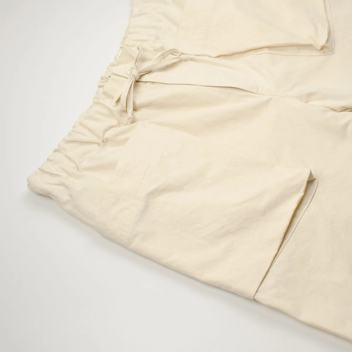 Arpenteur - Cargo Shorts Cotton / Linen Poplin - Ecru