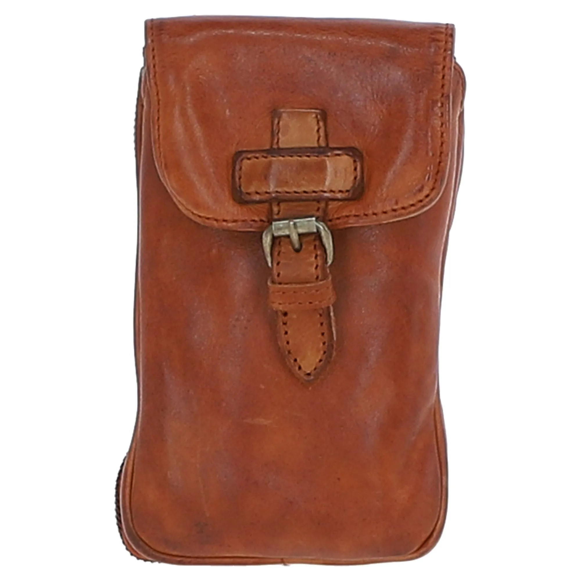 Ashwood Leather Crossbody Smart Phone Bag Tan: D-99