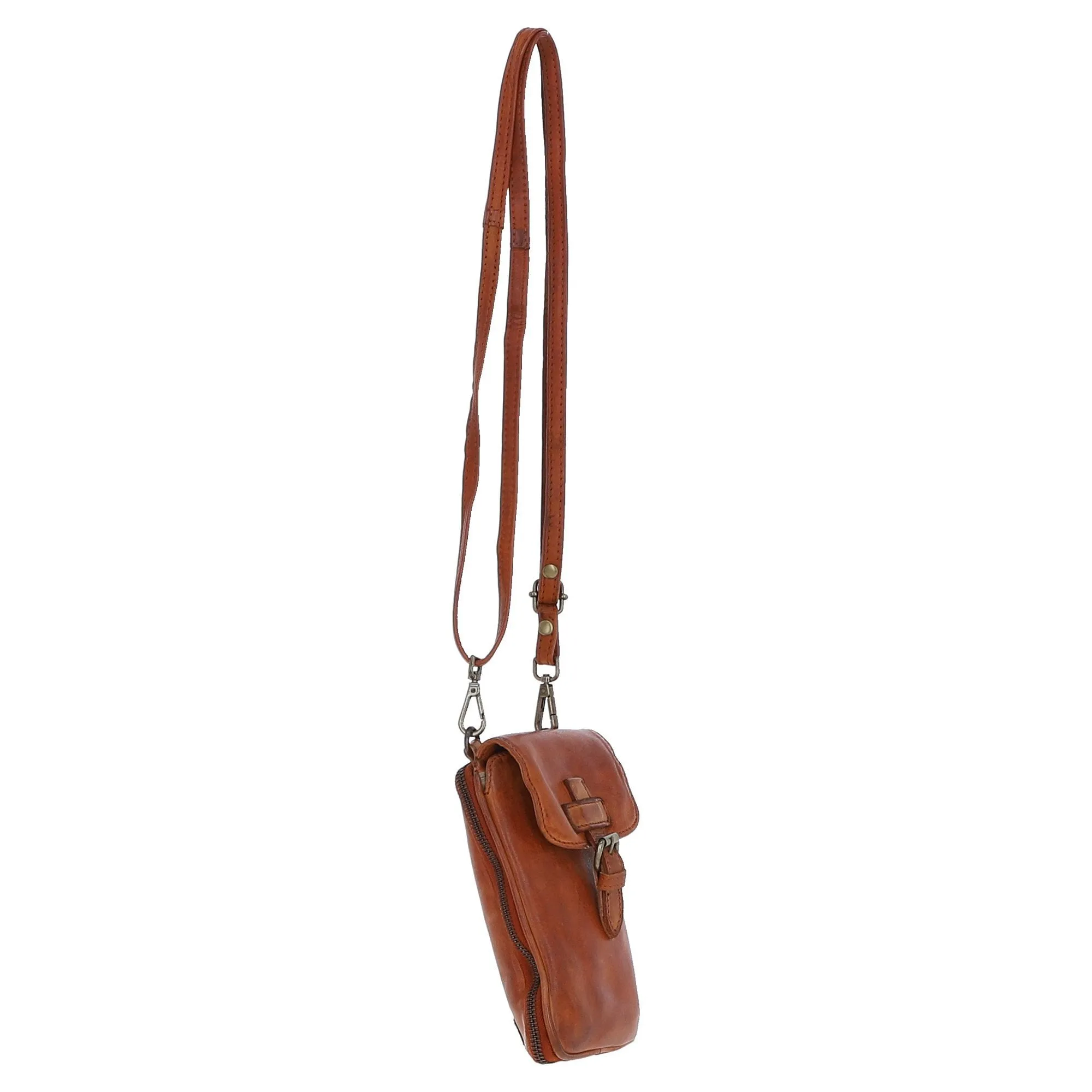 Ashwood Leather Crossbody Smart Phone Bag Tan: D-99