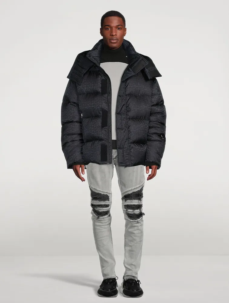 BALMAIN Monogram Puffer Jacket