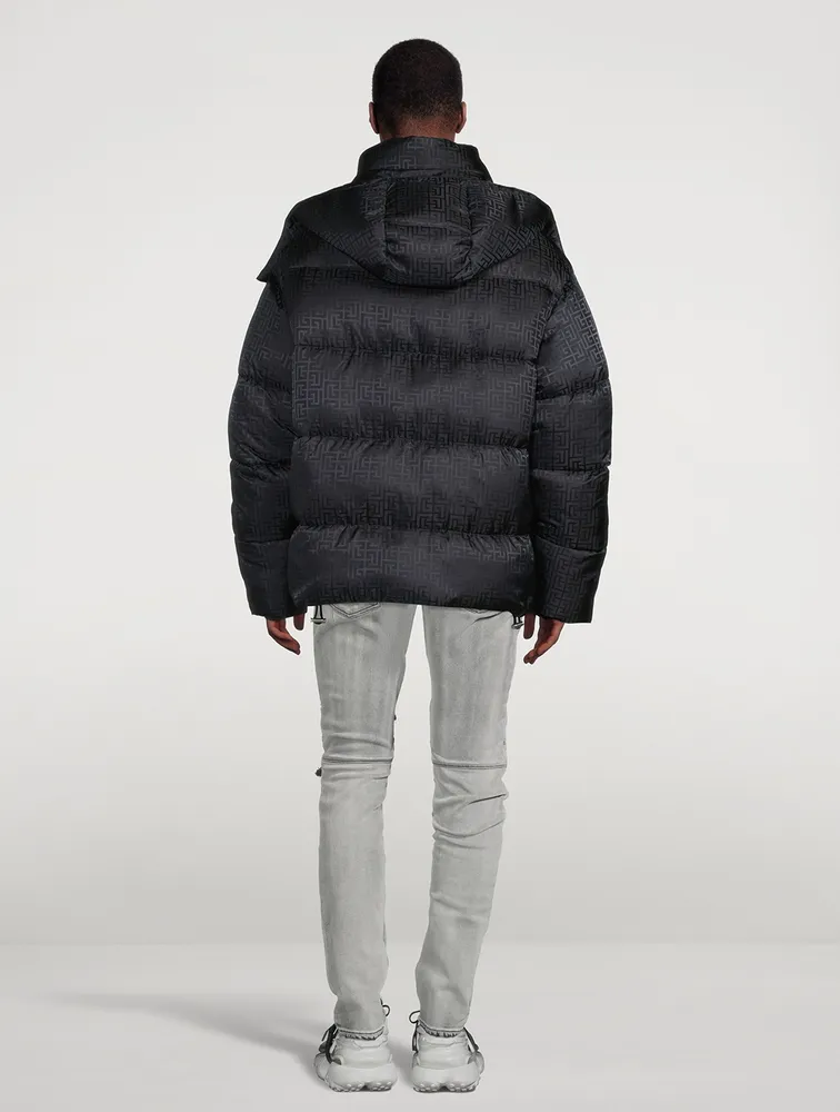 BALMAIN Monogram Puffer Jacket