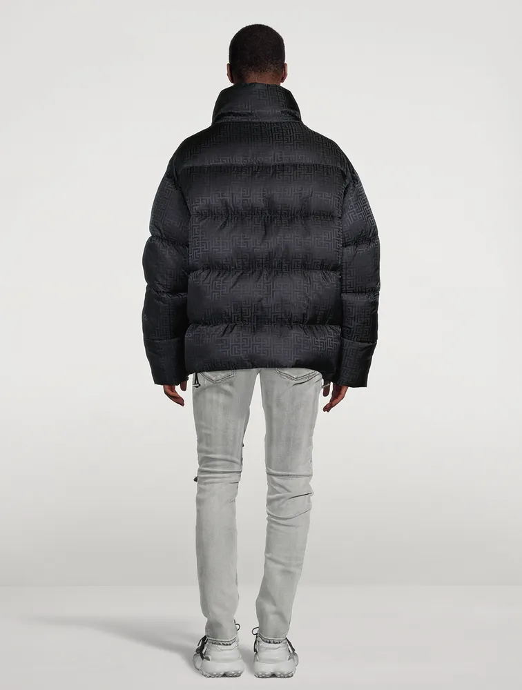 BALMAIN Monogram Puffer Jacket