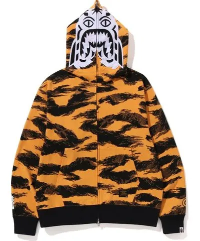 BAPE TIGER CAMO TIGER RELAXED FIT FULL ZIP HOODIE MENS