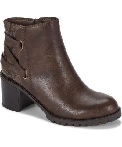 Baretraps Hensley Womens Faux Leather Bootie Ankle Boots