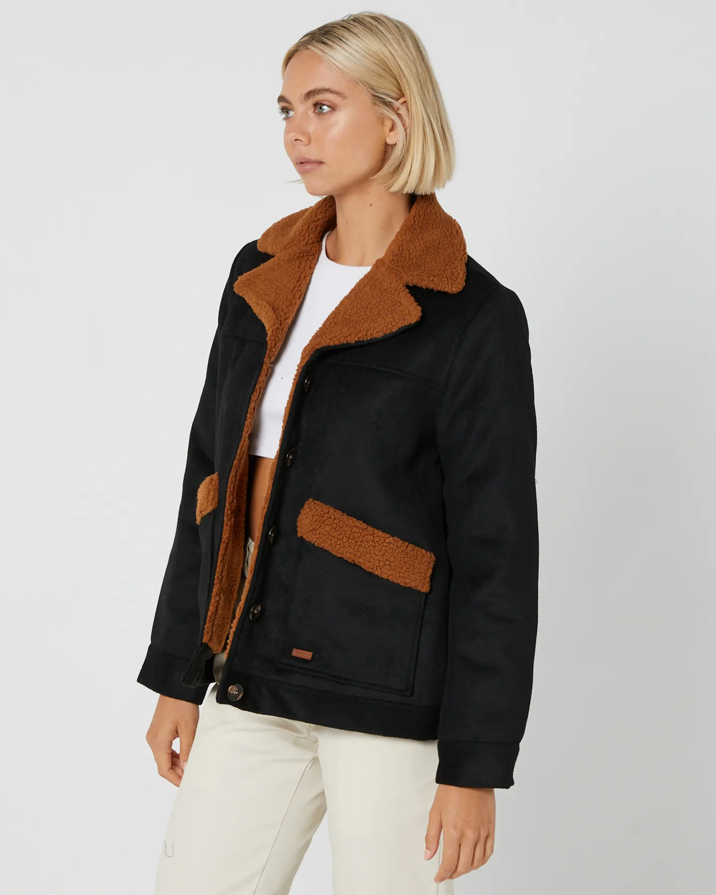 Brixton Nouvelle Coat - Black | SurfStitch