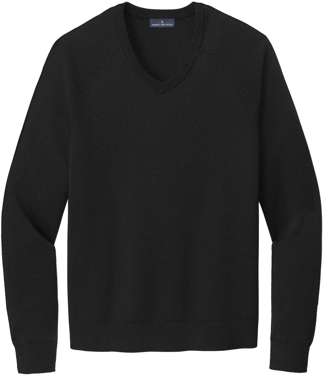 Brooks Brothers Cotton Stretch V-Neck Sweater