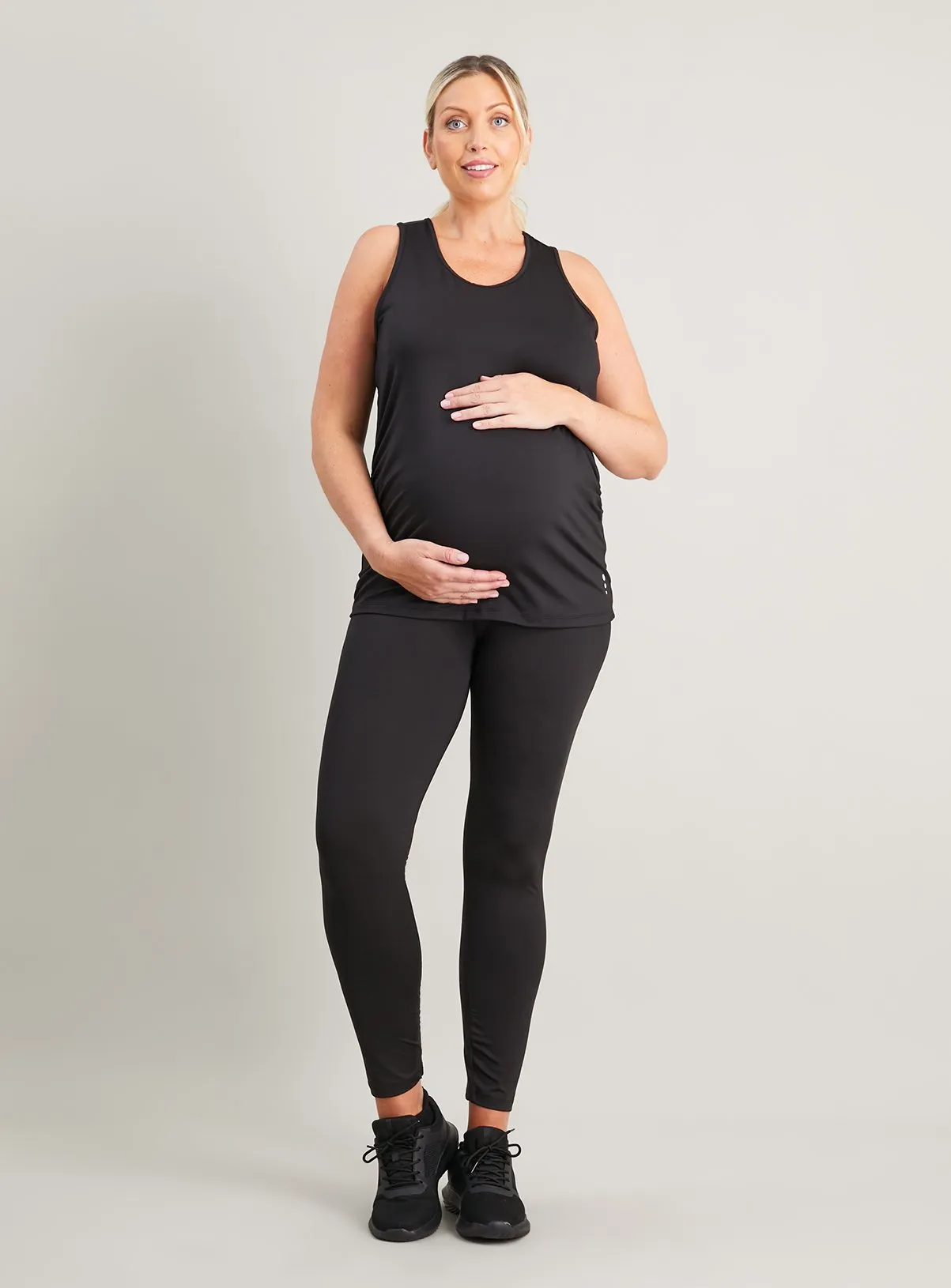 Buy MATERNITY Active Black Leggings - 18 | Leggings | Tu