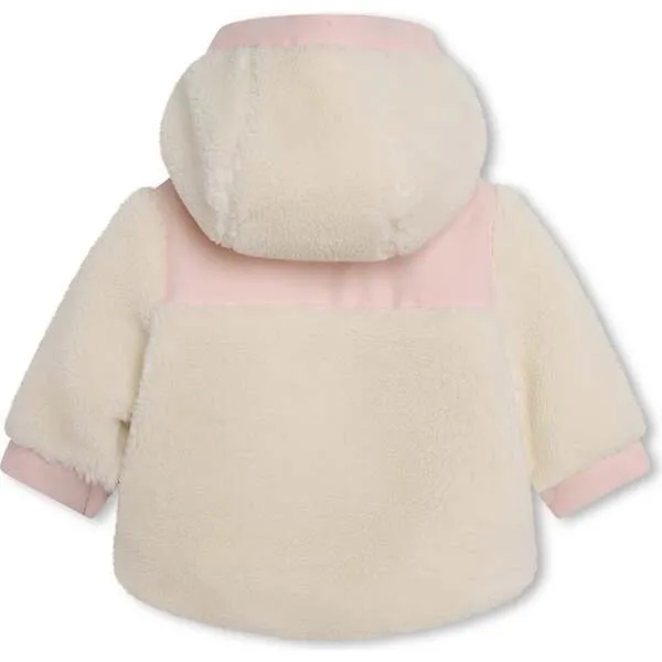 Carrament Beau Colorblock Fleece Jacket, Ivory