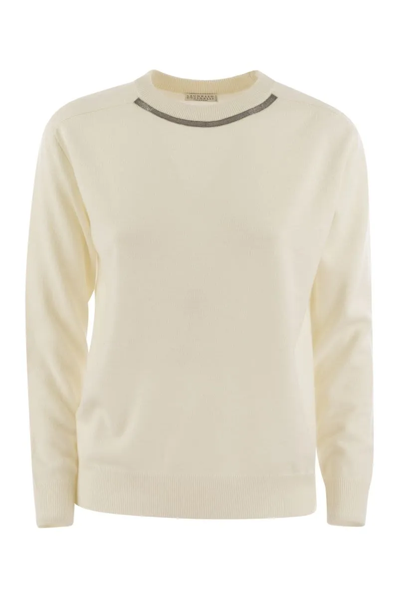 CASHMERE CREWNECK SWEATER