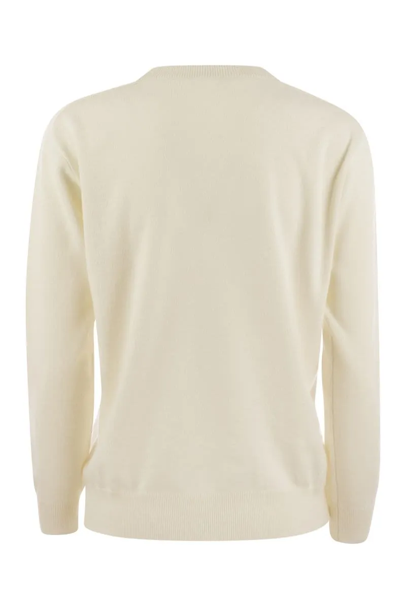 CASHMERE CREWNECK SWEATER