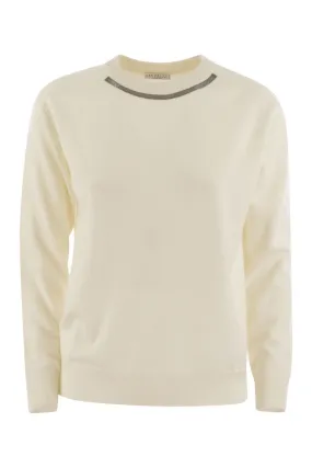 CASHMERE CREWNECK SWEATER