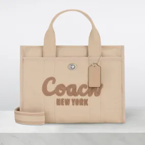 COACH Cargo Canvas Logo Tote Bag - Chalk