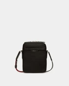 Code Crossbody Bag in Black Nylon 