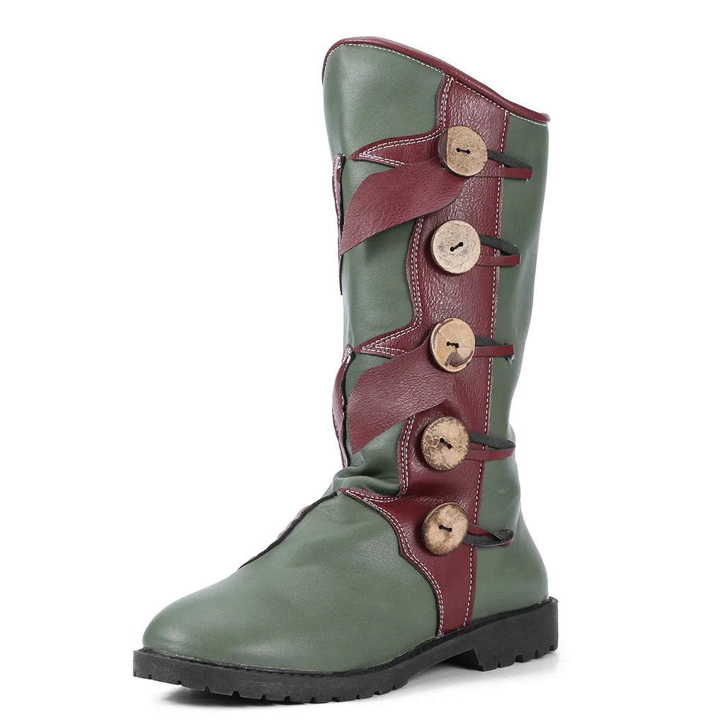 Color Matching Women Boots