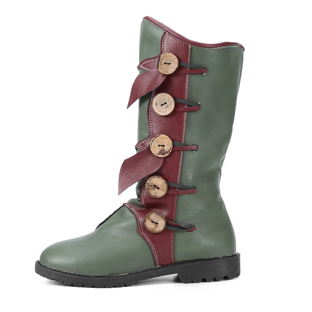 Color Matching Women Boots