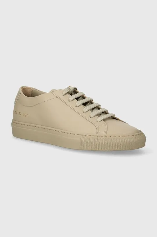 Common Projects leather sneakers Original Achilles Low beige color 3701