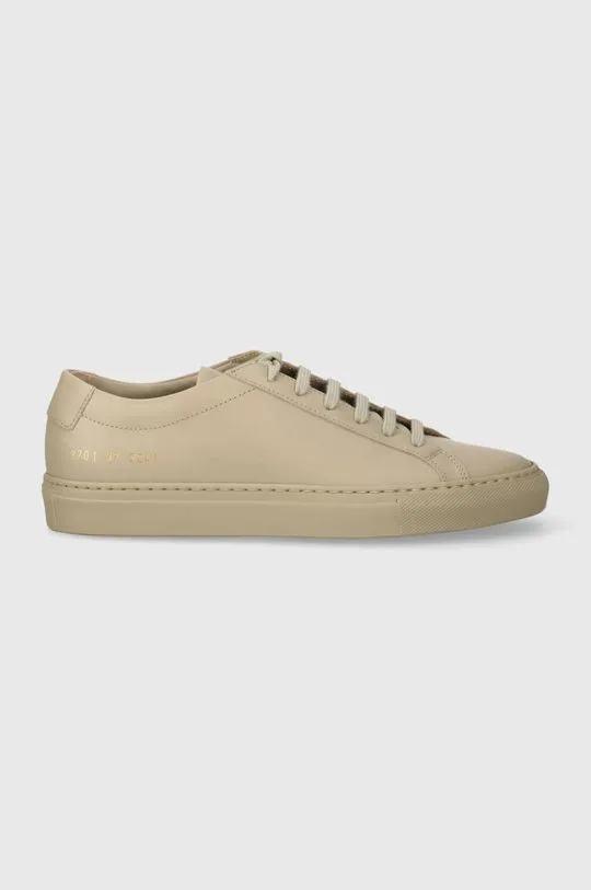 Common Projects leather sneakers Original Achilles Low beige color 3701