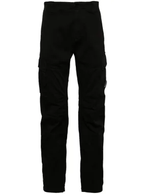 C.P. Company Pantalon Cargo Stretch Sateen Ergonomic Black