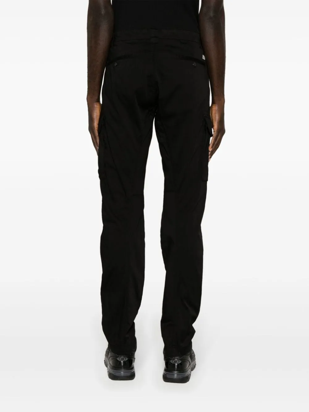 C.P. Company Pantalon Cargo Stretch Sateen Ergonomic Black