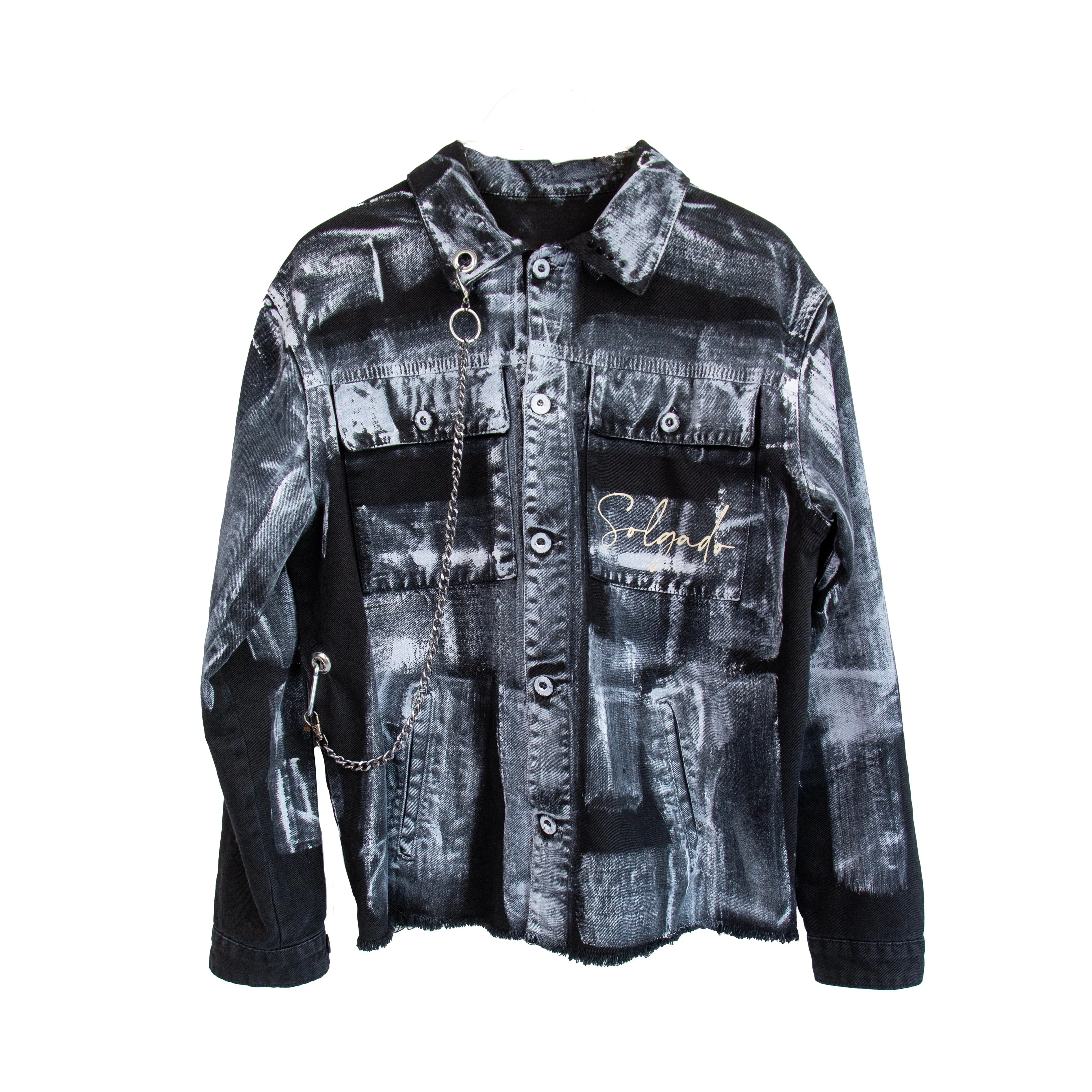 Denim Jacket 'SEE YOU IN THE HELL'