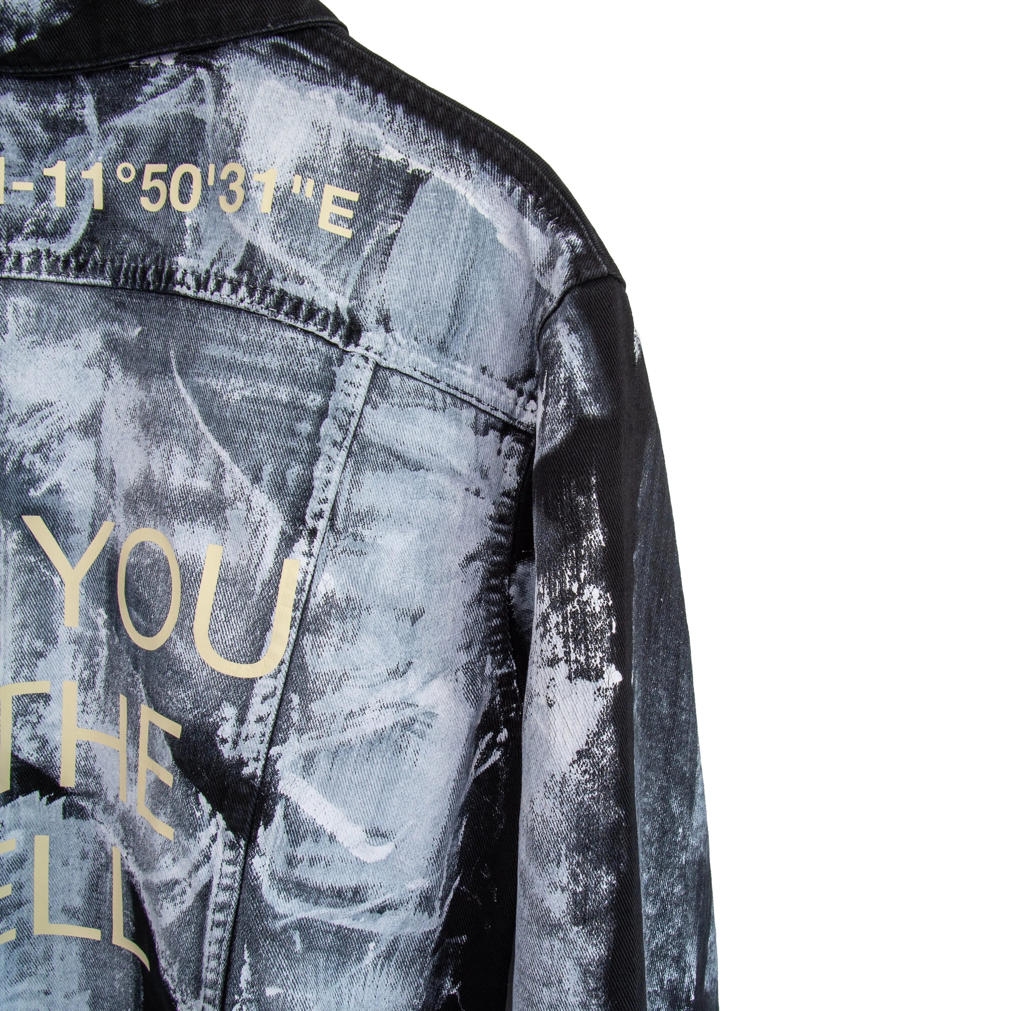 Denim Jacket 'SEE YOU IN THE HELL'