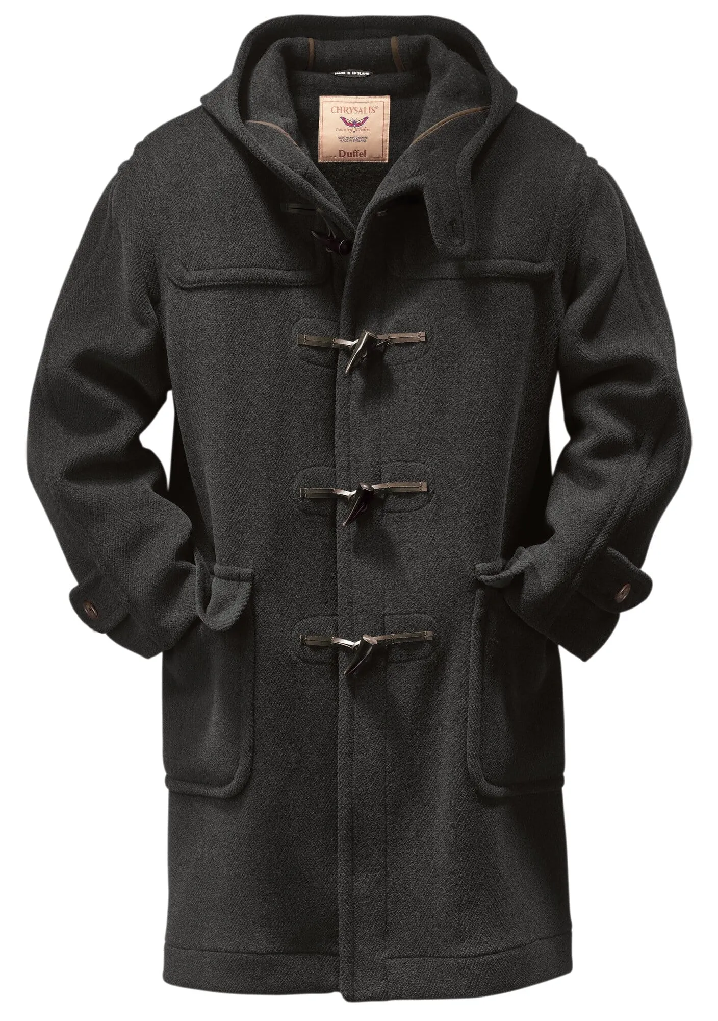 Duffle coat Elysian men, Anthracite | Manufactum