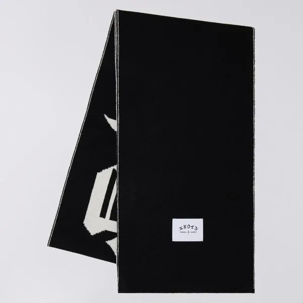 Edwin Graphic Scarf - Black