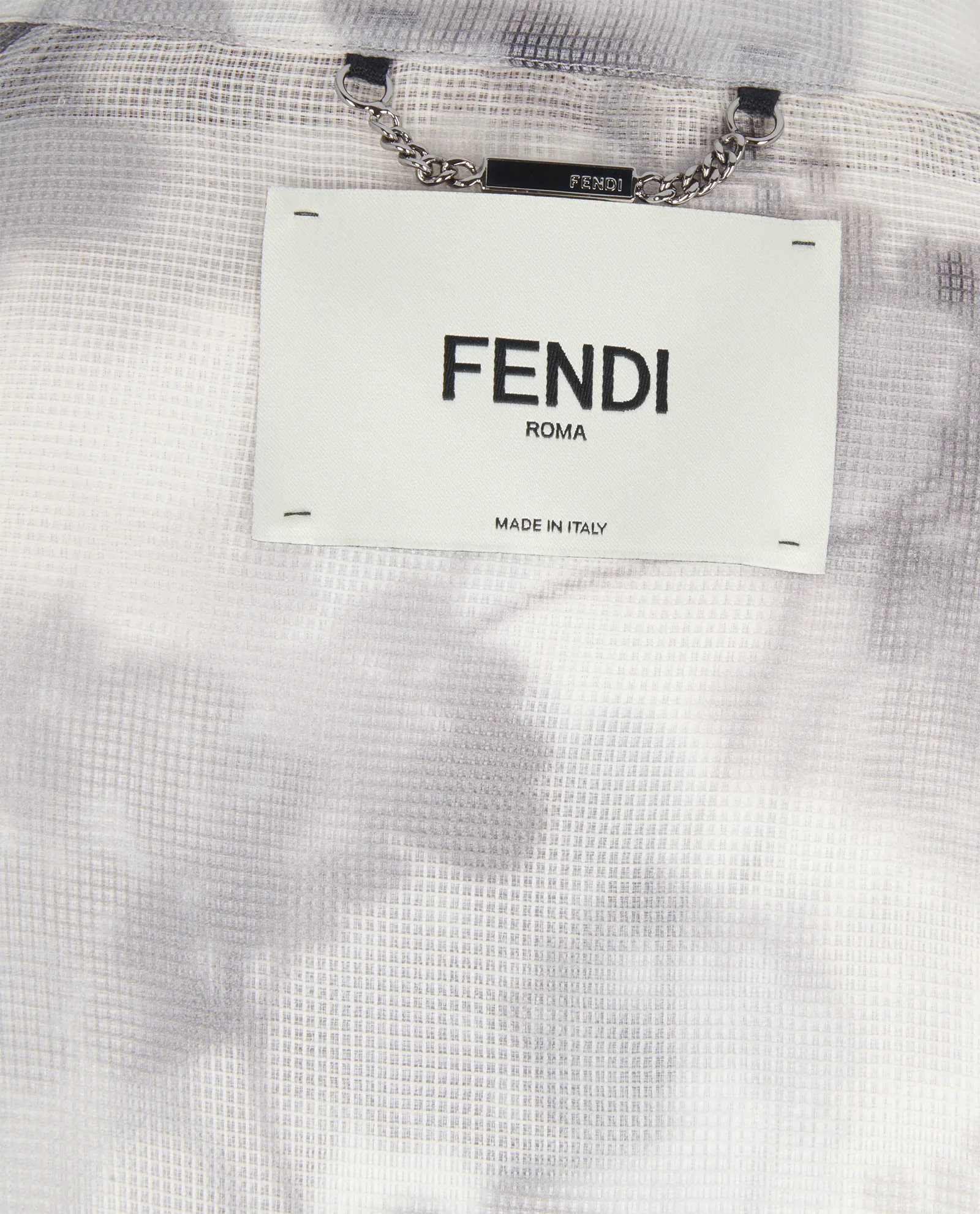 Fendi Organza Floral Trench Coat