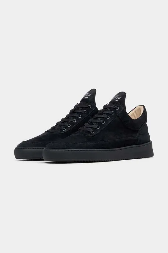 Filling Pieces suede sneakers black color