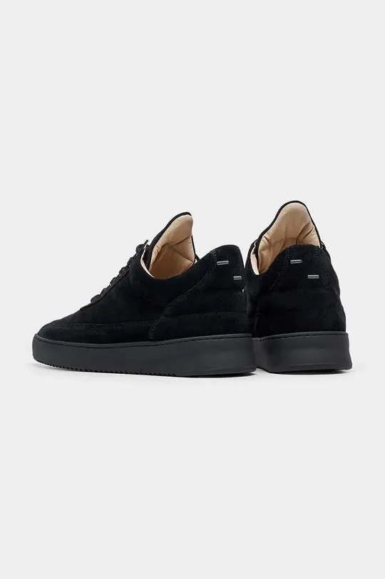 Filling Pieces suede sneakers black color