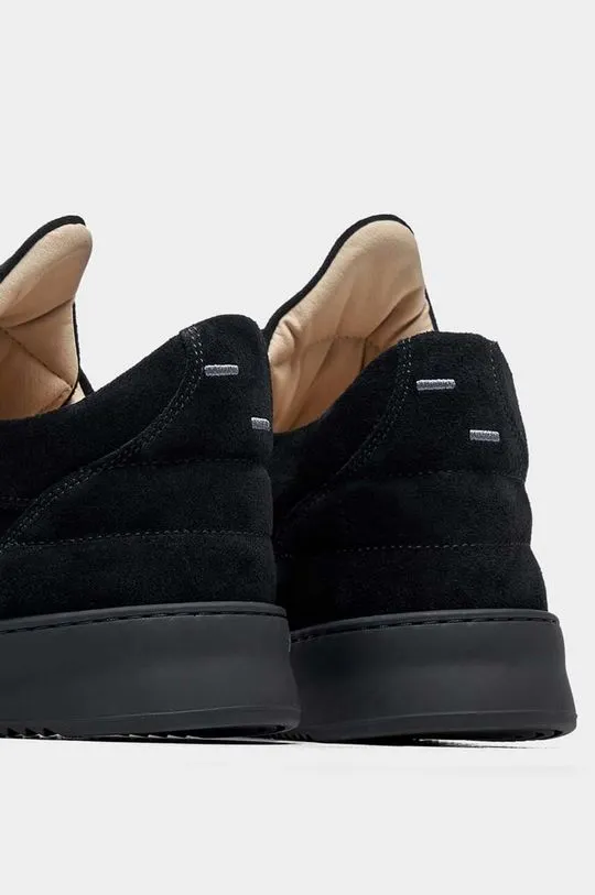 Filling Pieces suede sneakers black color