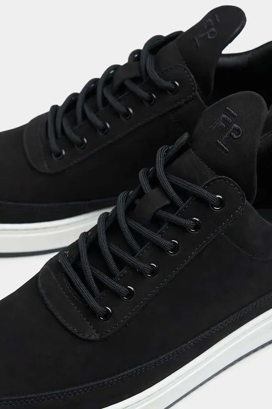 Filling Pieces suede sneakers Low Top Base black color 10120591861