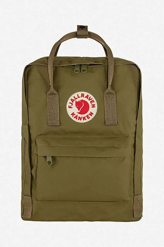 Fjallraven backpack Kanken green color