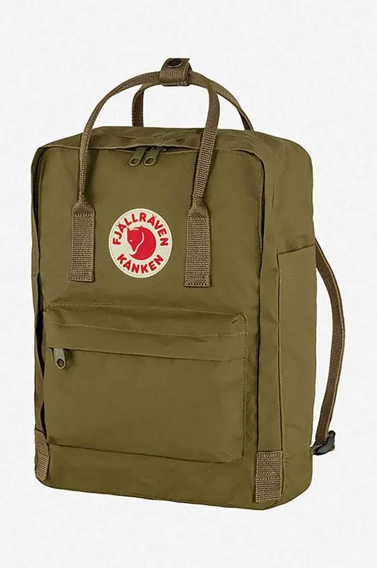 Fjallraven backpack Kanken green color