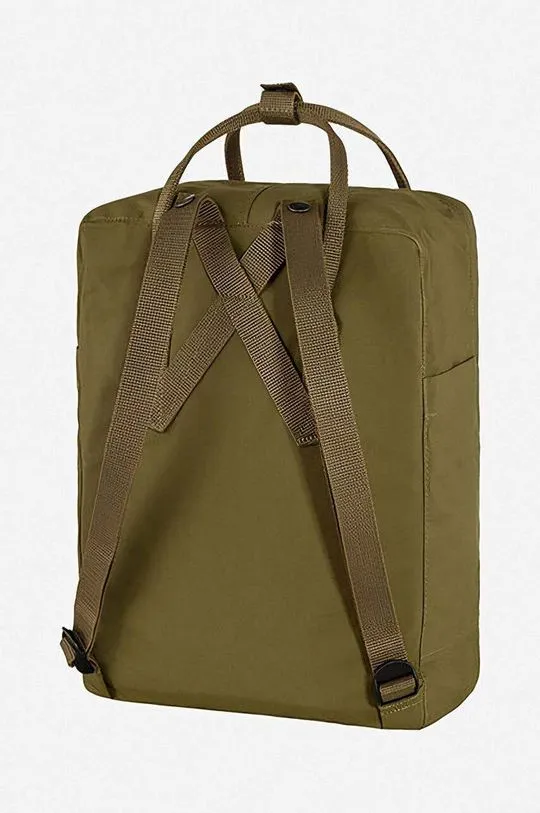 Fjallraven backpack Kanken green color