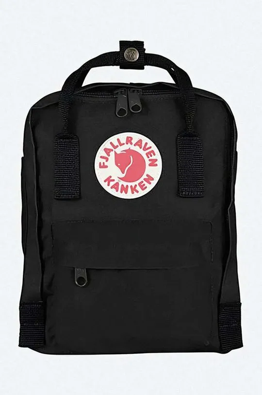 Fjallraven backpack Kanken Mini black color