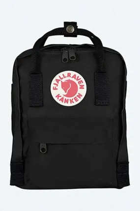 Fjallraven backpack Kanken Mini black color