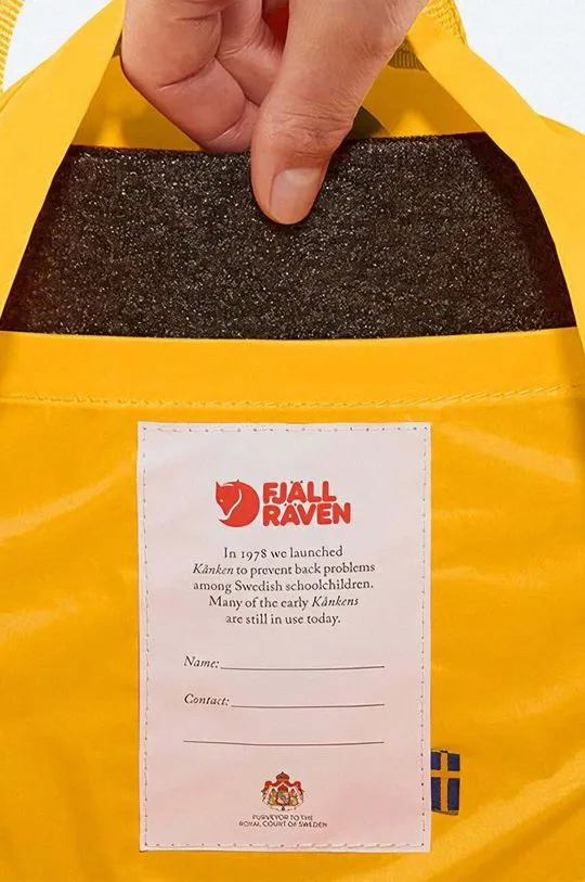 Fjallraven backpack Kanken Mini black color