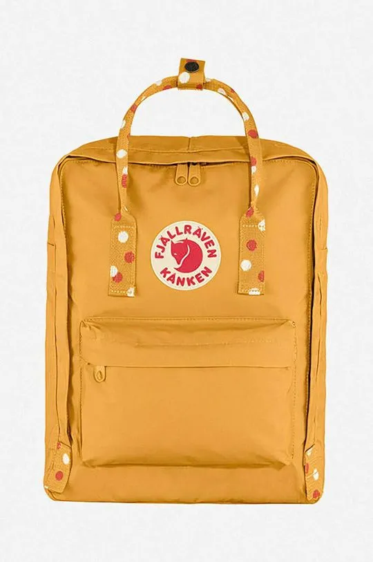 Fjallraven backpack Kanken yellow color