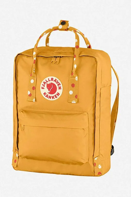 Fjallraven backpack Kanken yellow color