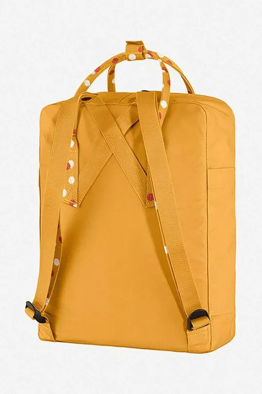 Fjallraven backpack Kanken yellow color