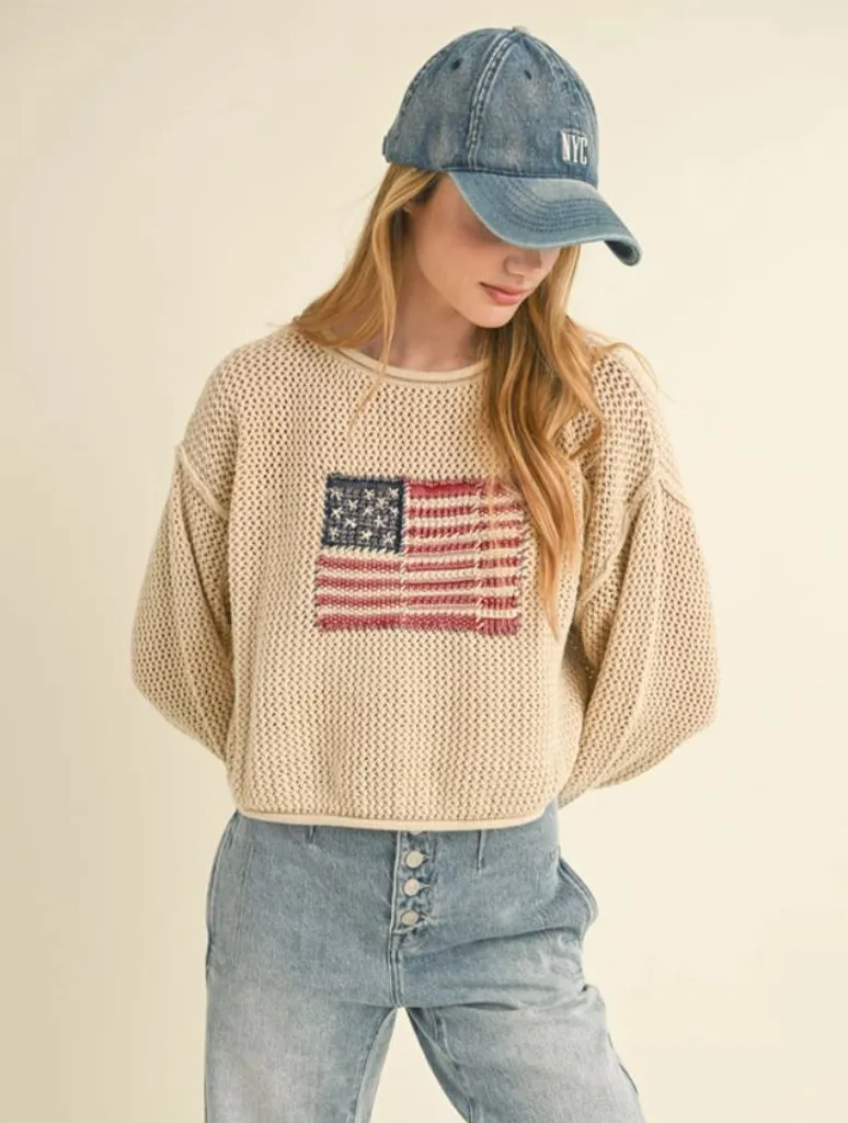 Flag Knitted Sweater