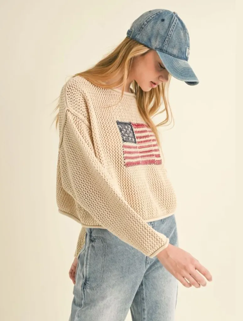 Flag Knitted Sweater