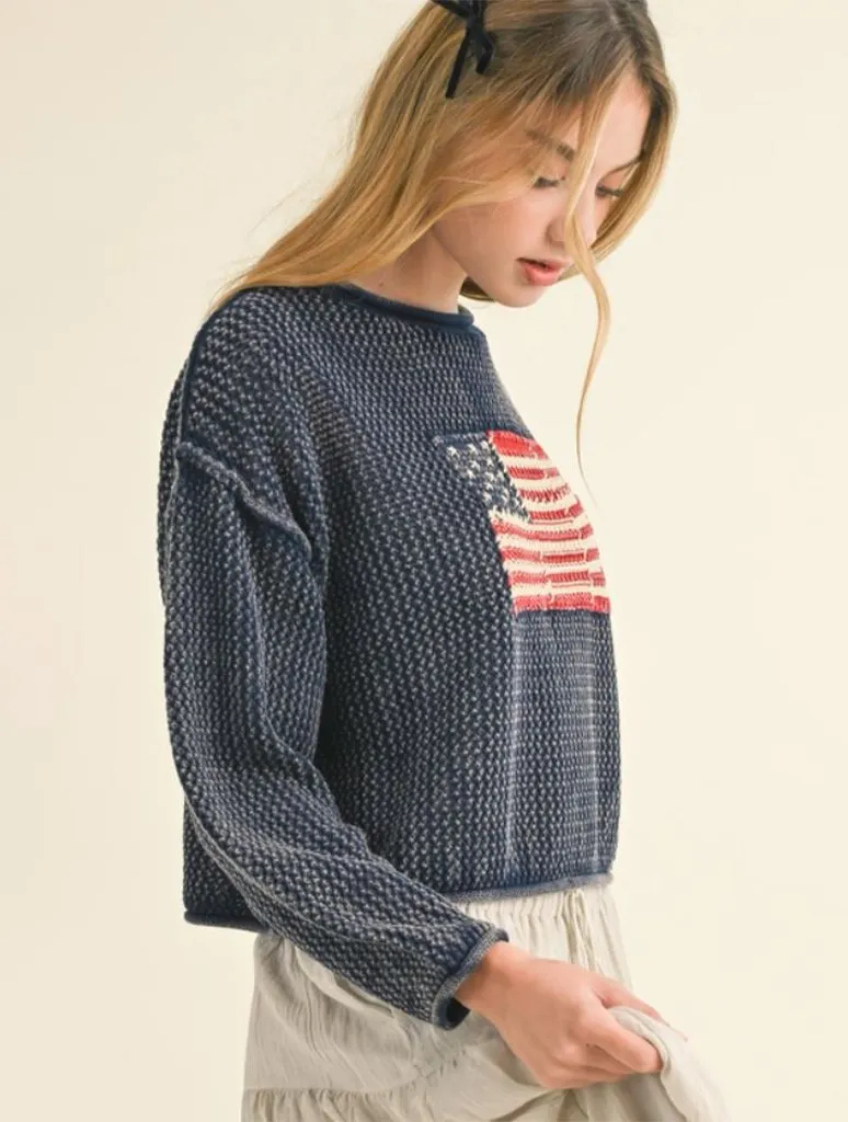 Flag Knitted Sweater