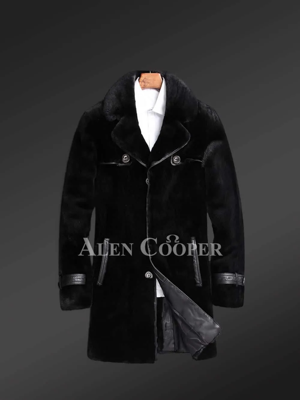 Full Skin Mink Coat For Men