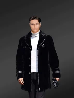 Full Skin Mink Coat For Men